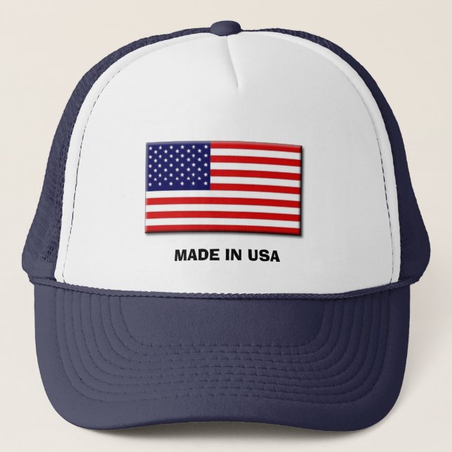 MADE IN USA TRUCKER HAT (Front)
