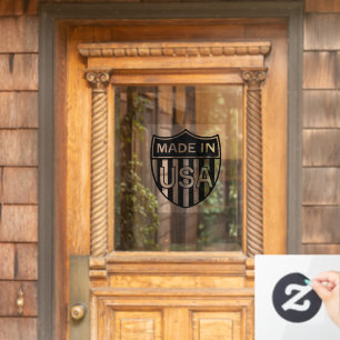 MADE IN USA WINDOW CLING