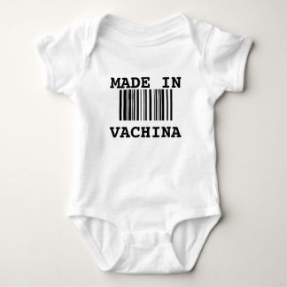 "Made in VACHINA" Baby Bodysuit