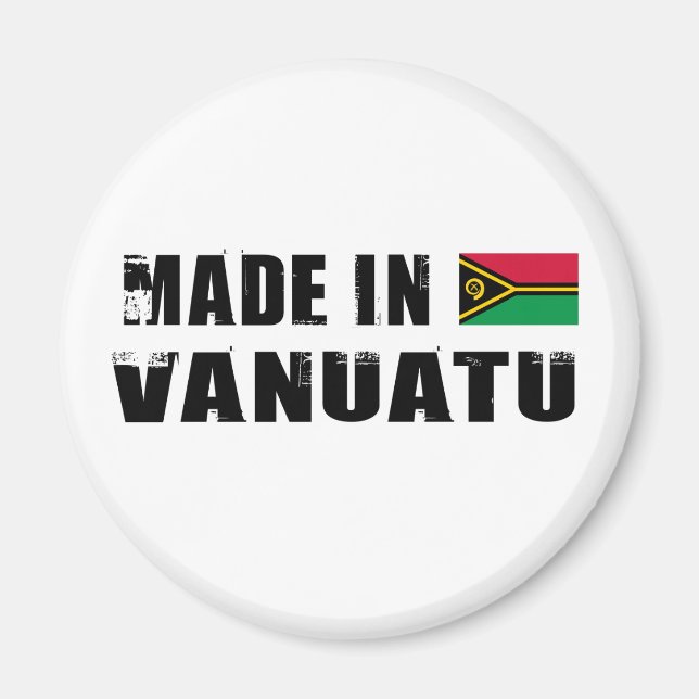 Made in Vanuatu Magnet (Front)