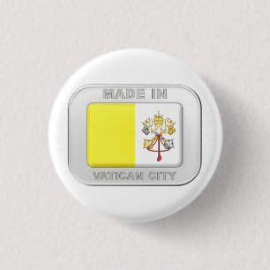 Made in Vatican City 3 Cm Round Badge