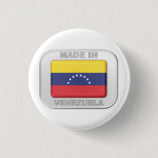 Made in Venezuela 3 Cm Round Badge