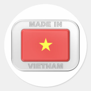 Made in Vietnam Classic Round Sticker