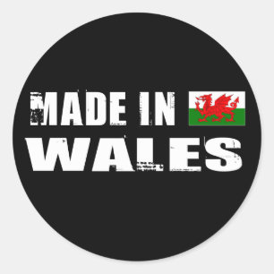 Made in Wales Classic Round Sticker
