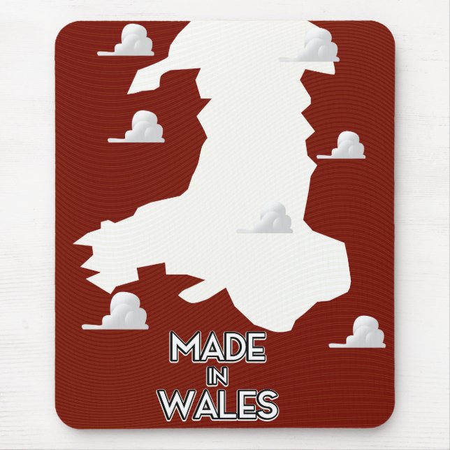 Made in Wales Mouse Mat (Front)