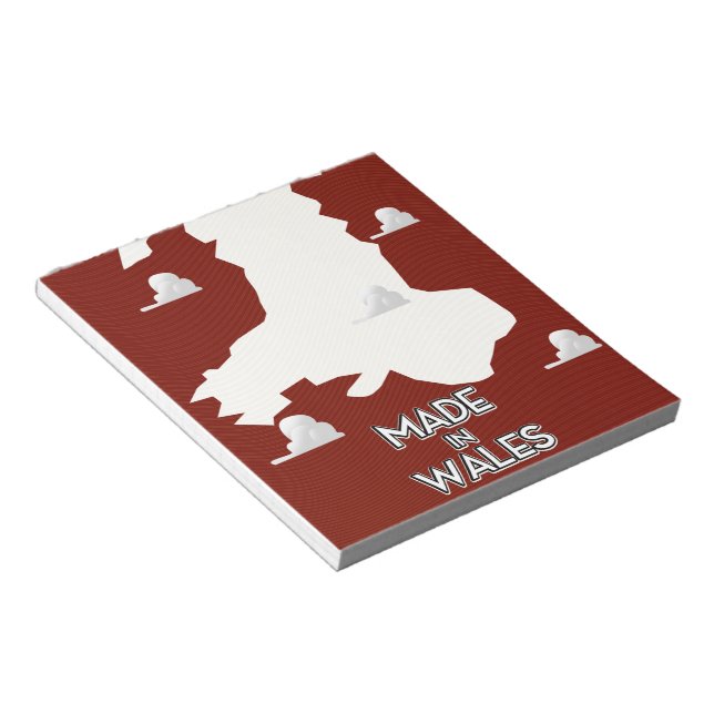 Made in Wales Notepad (Angled)