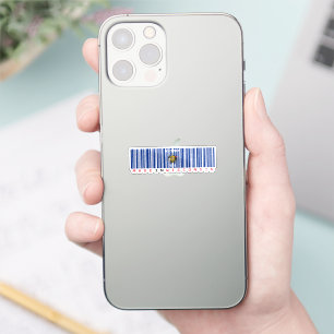 Made in Wisconsin Barcode Flag State Pride