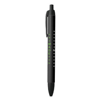 made italy black ink pen
