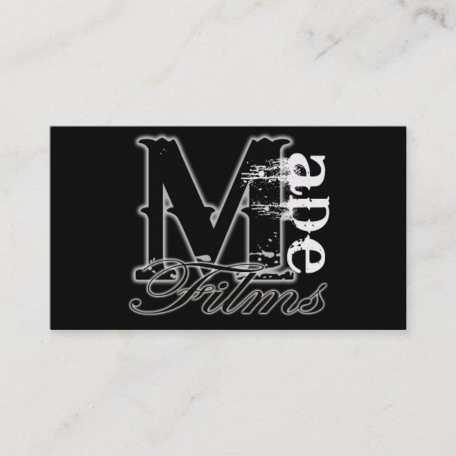 made logo -1 business card (Front)