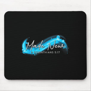 Made New Baptism 2 Corinthians 5_17 Christian Fait Mouse Mat