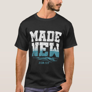 Made New Baptism Shirt Christian Shirts For Youth 