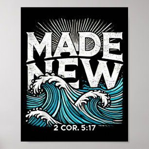 Made New Baptized Baptism  Poster