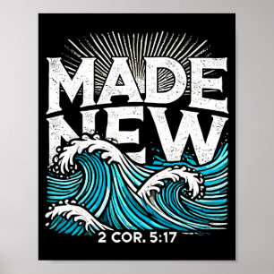 Made New Baptized Baptism Poster