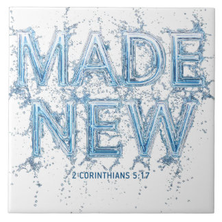 Made New Born Again Christian Faith: Water Baptism Tile