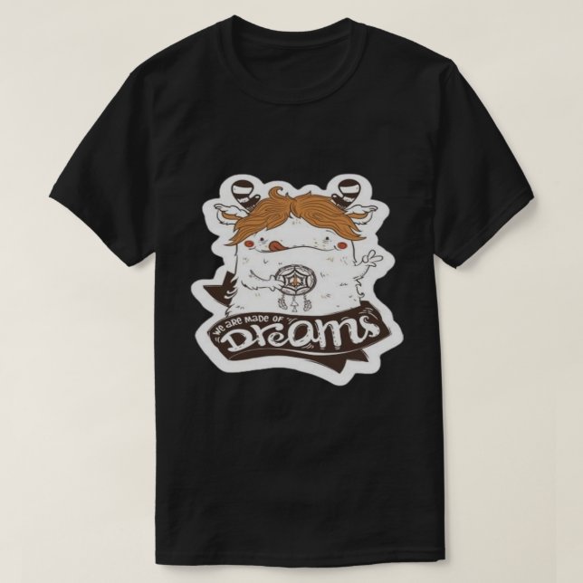 Made of DreamsHorned Creature & Dreamcatcher T-Shirt (Design Front)