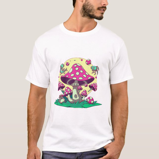 Made of magic - Mushroom Chill Trip T-Shirt (Front)