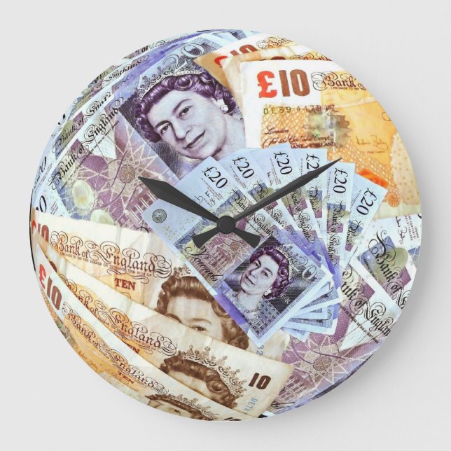 Made of Money  ~ £ Clock (Front)