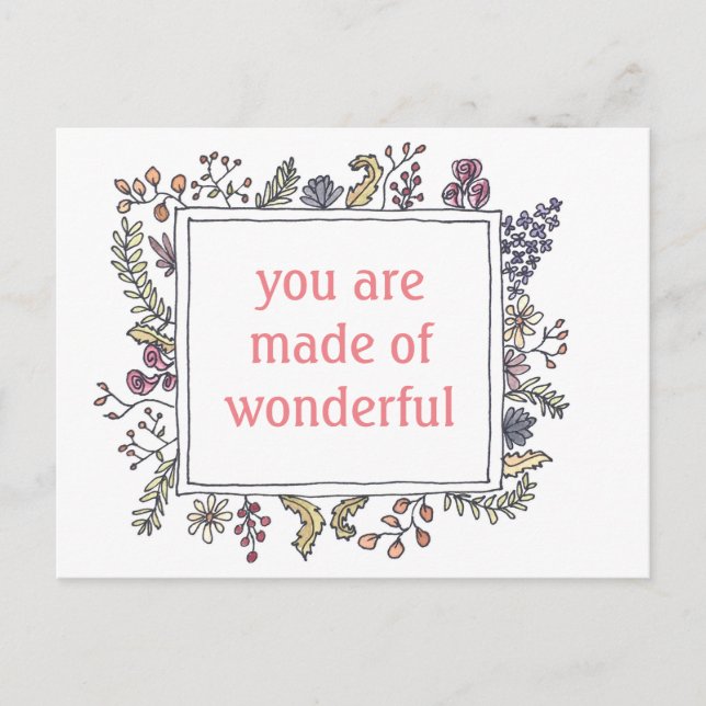 Made of Wonderful - Postcard - Sweet Reminder (Front)