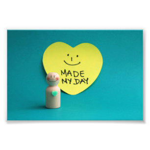 Made on the day photo print
