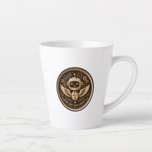 Made Only With Prompts Funny AI Coffee Robot Latte Mug