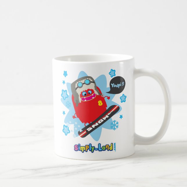 Made Rosco of the snowboard Coffee Mug (Right)