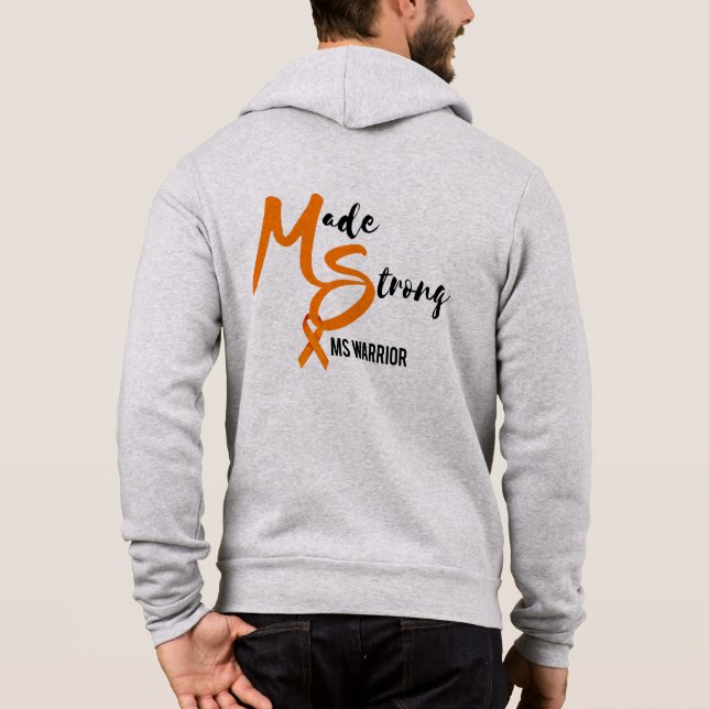 Made Strong MS Warrior Hoodie (Back)