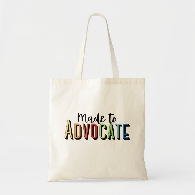 Made to Advocate - School Counsellor  Tote Bag (Front)