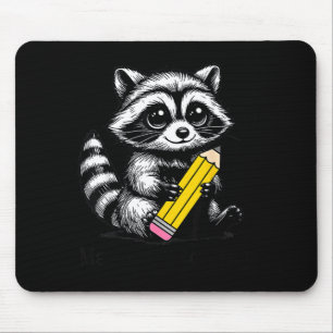 Made to May Funny Racoon Last Day of School Mouse Mat