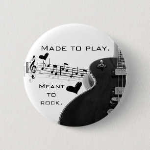Made to Play. 6 Cm Round Badge