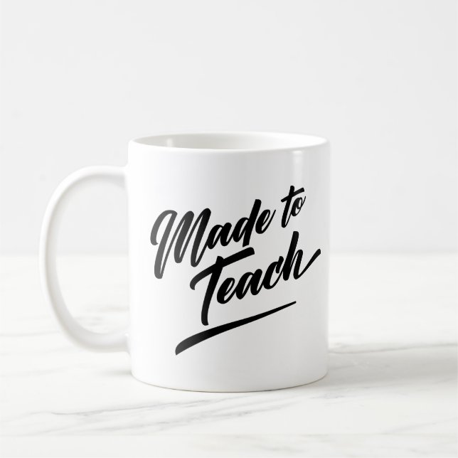 Made To Teach Coffee Mug (Left)