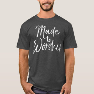 Made to Worship Vintage Praise God Christian T-Shirt