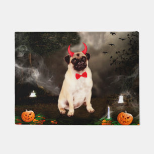 Made with a polyester surface and a non-skid durga doormat