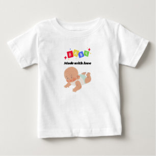 ❤️ Made with Love – Adorable Baby T-Shirt