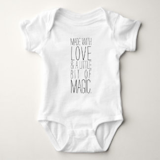 Made with love and a little bit of magic baby bodysuit