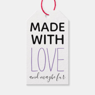 Made with Love and Fur Handmade Funny Gift Tags