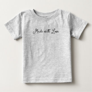 Made with Love Baby Shirt – Sweet Newborn Gift
