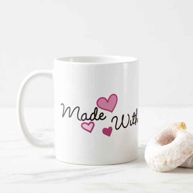Made with Love Coffee Mug (With Donut)