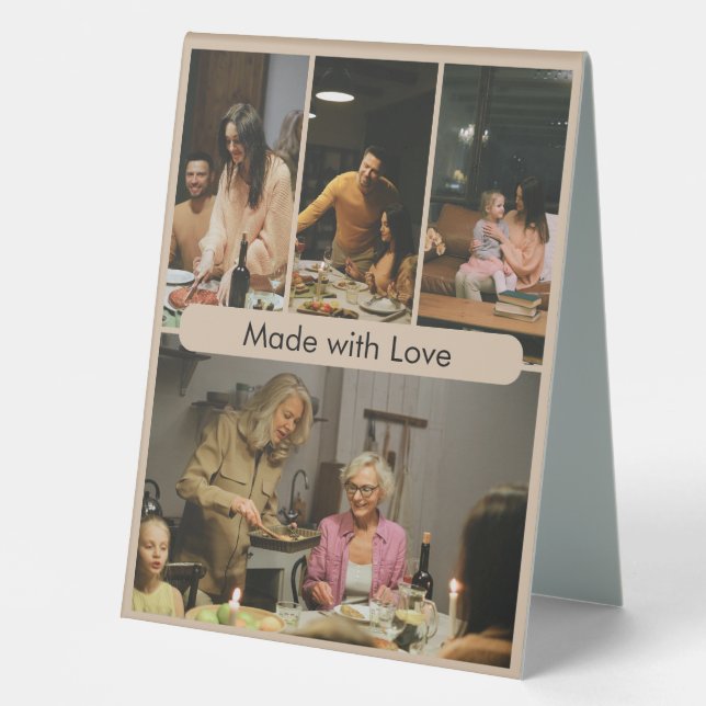 Made with Love Custom Family Photo  (Front)