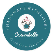 Made With Love Custom Striped Cupcake Bakery