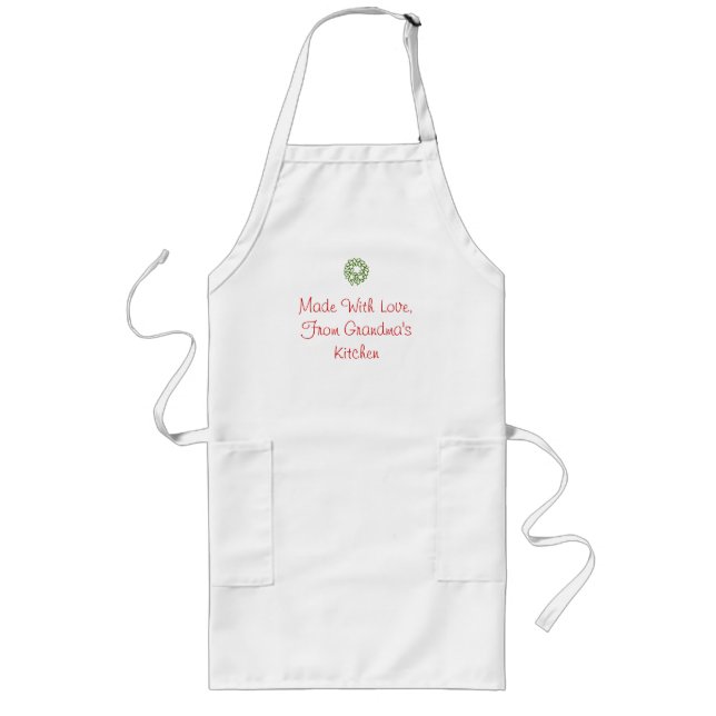 Made With Love From Grandma's Kitchen Apron (Front)