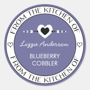 Made with Love From the Kitchen of Label   Purple