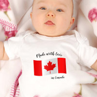 Made with Love in Canada / Canadian flag