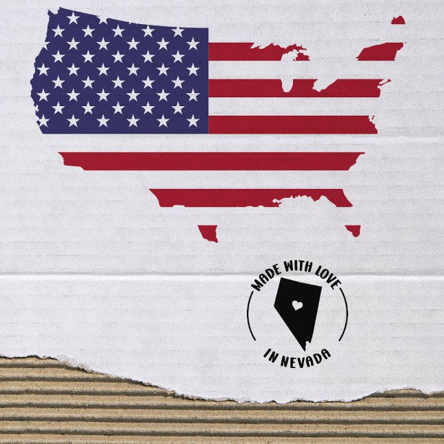 Made With Love in Nevada, Small Business,   Rubber Stamp (Creator Uploaded)
