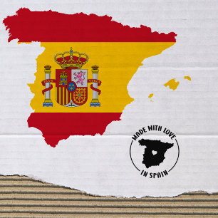 Made With Love in Spain, Small Business,  Rubber Stamp