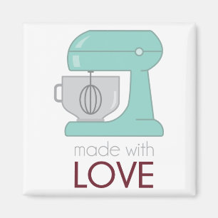 Made With Love Kitchen Mixer Magnet