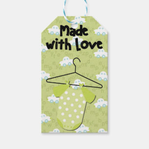 Made with Love Laundry Tags