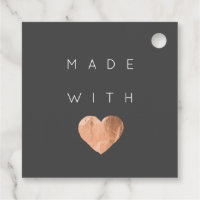 Made With Love Simply Heart Black Web Discount Ros
