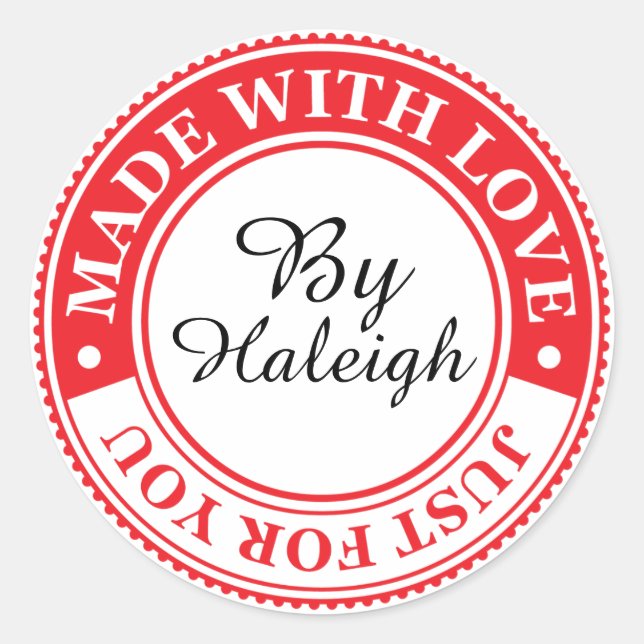 Made with Love Sticker - SRF (Front)