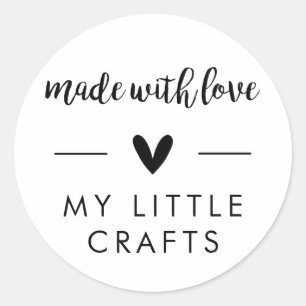 Made With Love, Your Business Name, Product Label