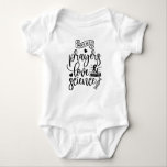 Made With Prayers, Love and a Little Science IVF Baby Bodysuit<br><div class="desc">Made With Prayers,  Love and a Little Science</div>